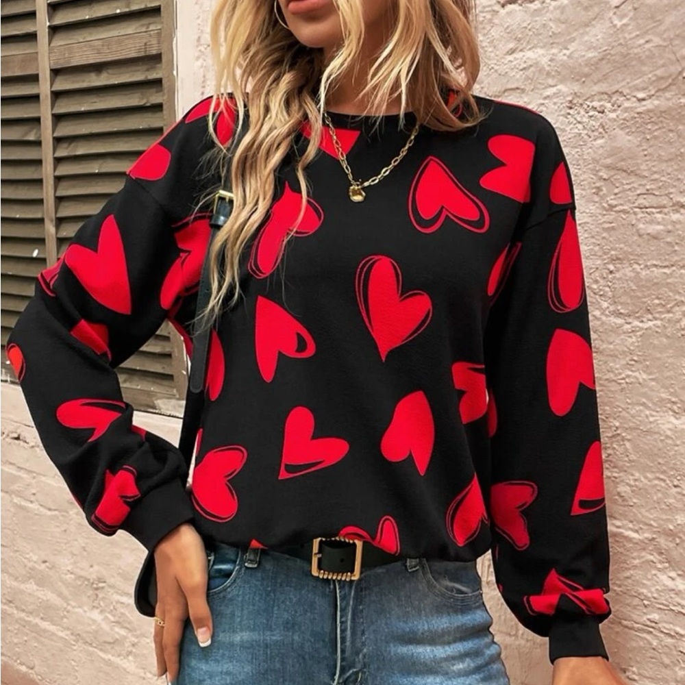 Adorable Hearts Sweatshirt ❤️